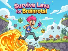 เอาตัวรอดจากลาวาเพื่อ Brainrots! เกมออนไลน์