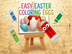Easy Easter Coloring Eggs เกมออนไลน์