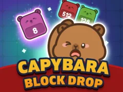 Capybara Block Drop เกมออนไลน์