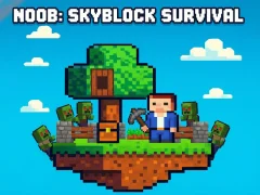 Noob: การอยู่รอดของ Skyblock เกมออนไลน์