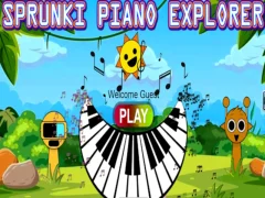 Sprunki เปียโน Explorer เกมออนไลน์