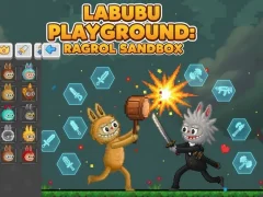 สนามเด็กเล่น Labubu: Ragdoll Sandbox เกมออนไลน์