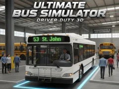 สุดยอด Bus Simulator Driver หน้าที่ 3D เกมออนไลน์