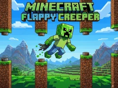 Minecraft Flappy Creeper เกมออนไลน์