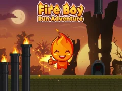 การผจญภัย Fire Boy Run เกมออนไลน์