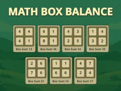 สมดุลกล่องคณิตศาสตร์ เกมออนไลน์