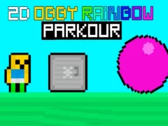 2D Obby เรนโบว์ปาร์คัวร์ เกมออนไลน์