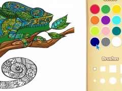 สมุดระบายสีสัตว์สำหรับผู้ใหญ่สำหรับเด็ก เกมออนไลน์