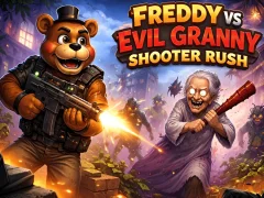 Freddy vs Evil Granny Shooter Rush เกมออนไลน์
