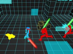 Stickman Neon Sword Fighting เกมออนไลน์