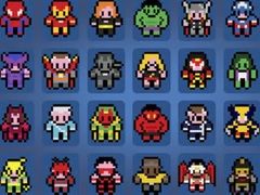 ภาพตามหมายเลข ซูเปอร์ฮีโร่ เกมออนไลน์