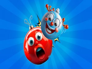 ผสานบอลของเล่นปีใหม่ใน 3D! เกมออนไลน์