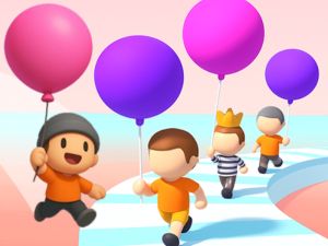 บอลลูนฮีโร่วิ่งและลุกขึ้น เกมออนไลน์