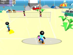 วอลเลย์บอลชายหาด Stickman เกมออนไลน์