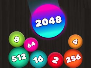 2048 ปริศนา: เชื่อมต่อลูกบอล เกมออนไลน์