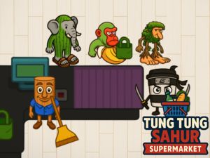 ซุปเปอร์มาร์เก็ต Tung Tung Sahur เกมออนไลน์