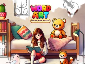Word Art: ปริศนาหนังสือสี เกมออนไลน์