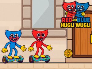 Hugli Wugli สีแดงและสีน้ำเงิน เกมออนไลน์