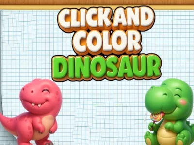 คลิกและสีไดโนเสาร์ เกมออนไลน์