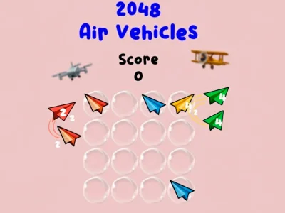 2048 ยานพาหนะทางอากาศ เกมออนไลน์
