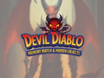 การจับคู่หน่วยความจำ Devil Diablo และวัตถุที่ซ่อนอยู่ เกมออนไลน์