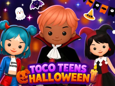 ปาร์ตี้ฮาโลวีนของวัยรุ่น Toco เกมออนไลน์