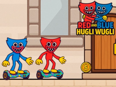 Hugli Wugli สีแดงและสีน้ำเงิน เกมออนไลน์