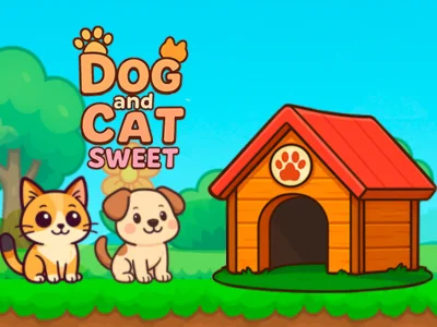 สุนัขและแมวหวาน เกมออนไลน์