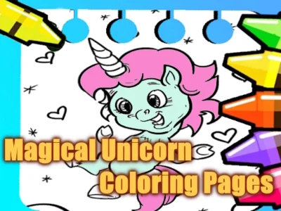 หน้าระบายสียูนิคอร์นที่มีมนต์ขลัง เกมออนไลน์