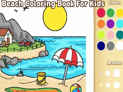 สมุดระบายสีชายหาดสำหรับเด็ก เกมออนไลน์ สมุดระบายสีชายหาดสำหรับเด็ก เกมออนไลน์