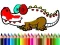 กลับสู่โรงเรียน: ระบายสีจระเข้ เกมออนไลน์
