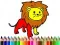 กลับไปโรงเรียน: สมุดระบายสีสิงโต เกมออนไลน์