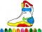 กลับไปโรงเรียน: ระบายสีรองเท้า เกมออนไลน์
