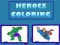 ระบายสีฮีโร่ เกมออนไลน์