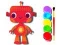 กลับไปโรงเรียน: สมุดระบายสีหุ่นยนต์ เกมออนไลน์