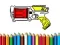 กลับไปโรงเรียน: หนังสือระบายสี Nerf เกมออนไลน์