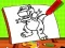 การระบายสีไดโนเสาร์ง่ายๆ สำหรับเด็ก เกมออนไลน์