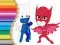 สมุดระบายสี PJ Masks เกมออนไลน์