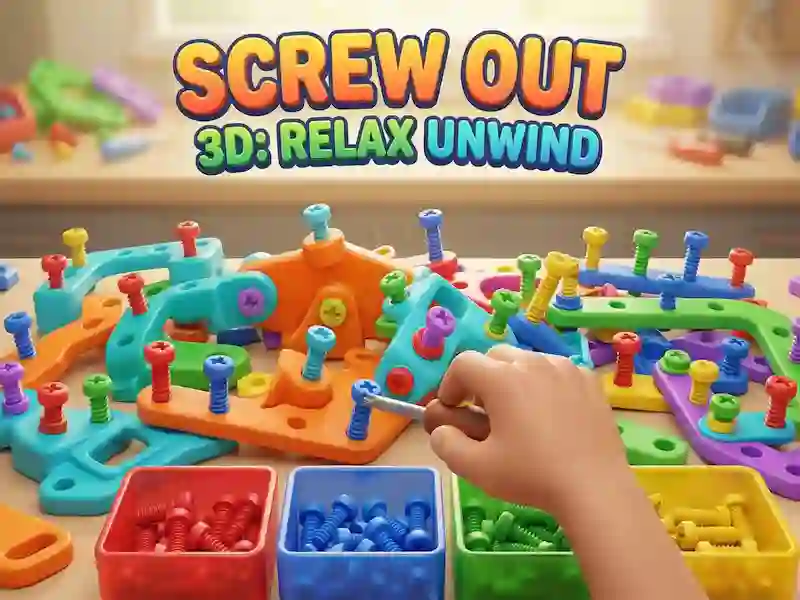 Screw Out 3D: ผ่อนคลาย ผ่อนคลาย เกมออนไลน์