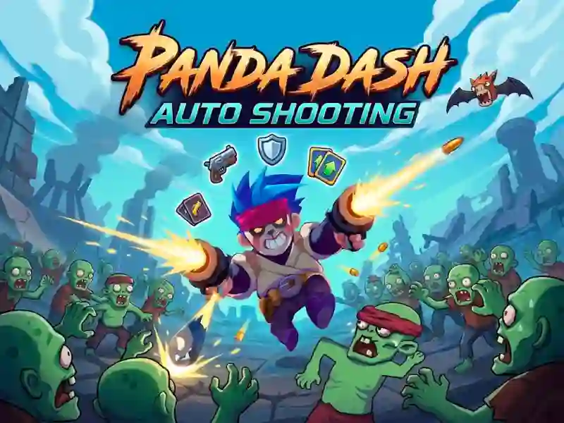 Panda Dash Auto Shooting เกมออนไลน์