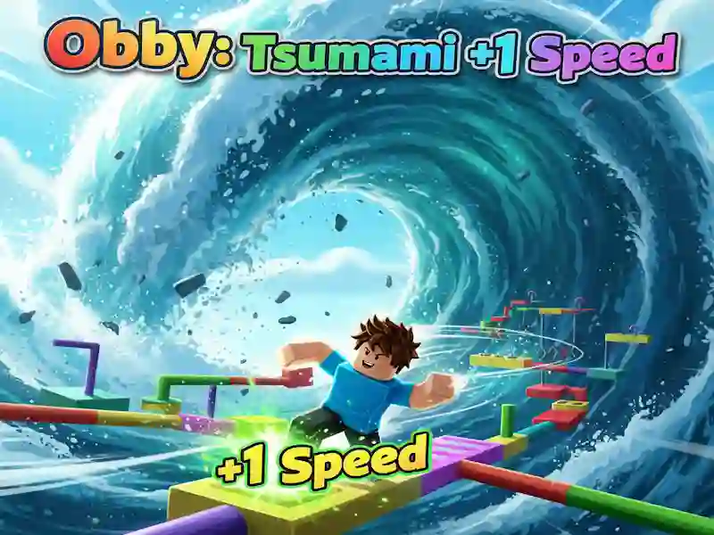 Obby: สึนามิ +1 ความเร็ว เกมออนไลน์