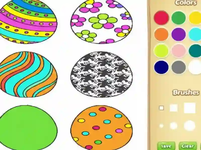 สมุดระบายสีไข่อีสเตอร์สำหรับเด็ก เกมออนไลน์