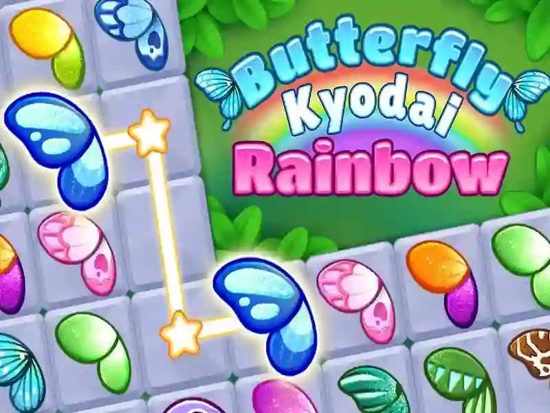 ผีเสื้อ Kyodai Rainbow เกมออนไลน์