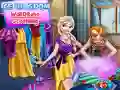 การทำความสะอาดตู้เสื้อผ้าของอาณาจักรน้ำแข็ง เกมออนไลน์