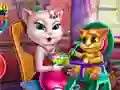 แองเจล่า: ให้อาหารเด็กวัยหัดเดิน เกมออนไลน์