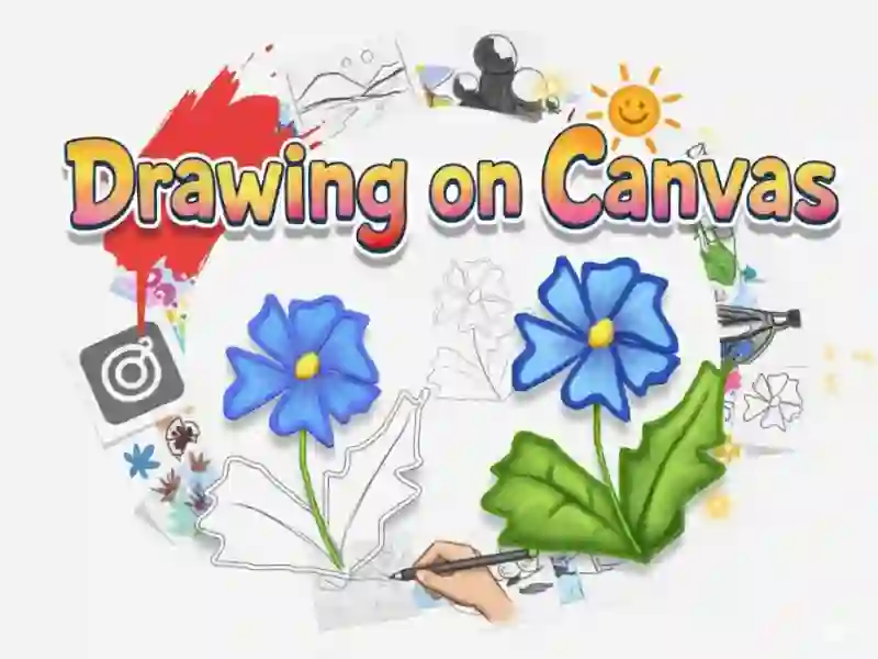 การวาดภาพบนผืนผ้าใบ เกมออนไลน์