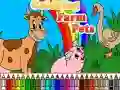 ระบายสีสัตว์เลี้ยงในฟาร์ม เกมออนไลน์
