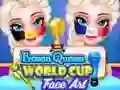 ศิลปะใบหน้าถ้วยโลกของราชินีที่ถูกแช่แข็ง เกมออนไลน์ ศิลปะใบหน้าถ้วยโลกของราชินีที่ถูกแช่แข็ง เกมออนไลน์