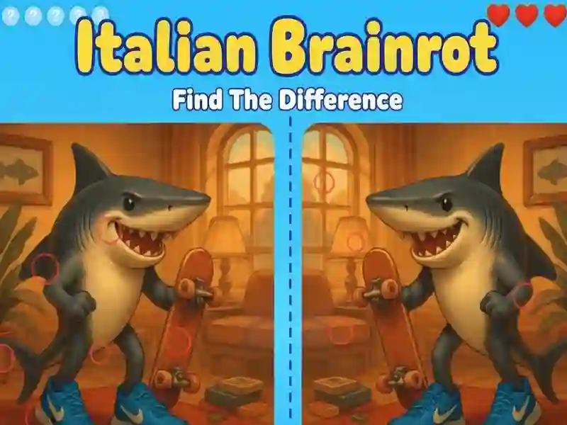 Brainrot ของอิตาลี: ค้นหาความแตกต่าง เกมออนไลน์ Brainrot ของอิตาลี: ค้นหาความแตกต่าง เกมออนไลน์