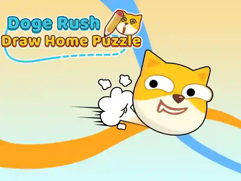 Doge Rush วาดปริศนากลับบ้าน เกมออนไลน์
